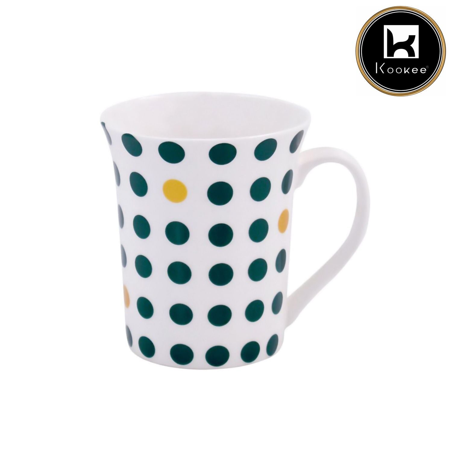 Printed Ceramic Tall Coffee or Tea Mug with handle - 325ml (3877C-B)