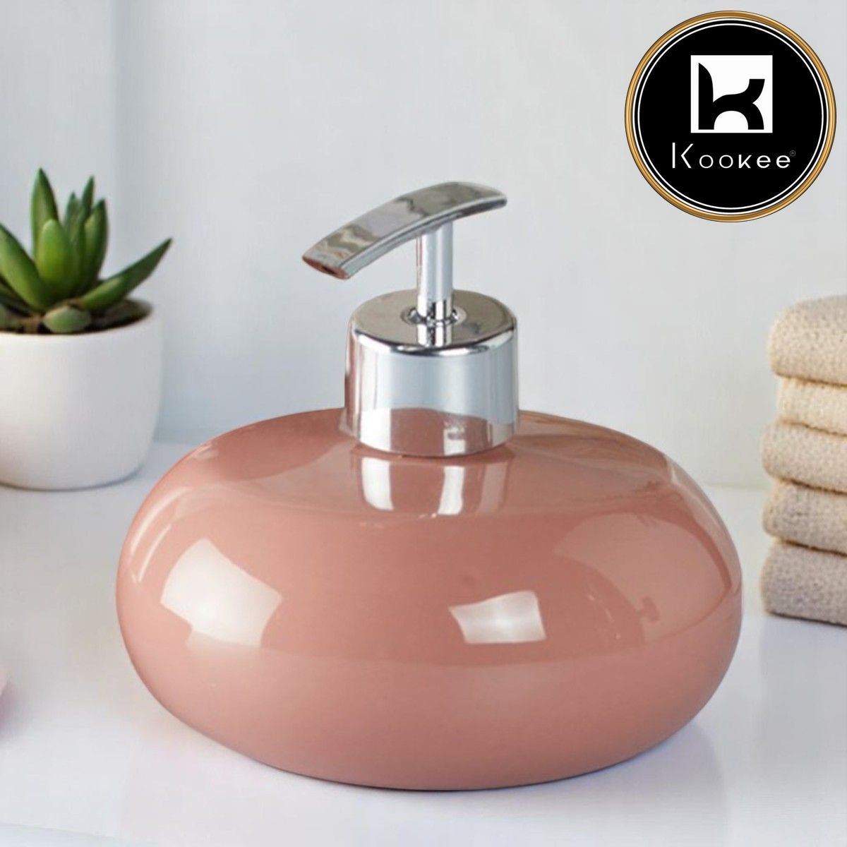 Kookee Ceramic Soap Dispensers, 1 piece (5755-SD)