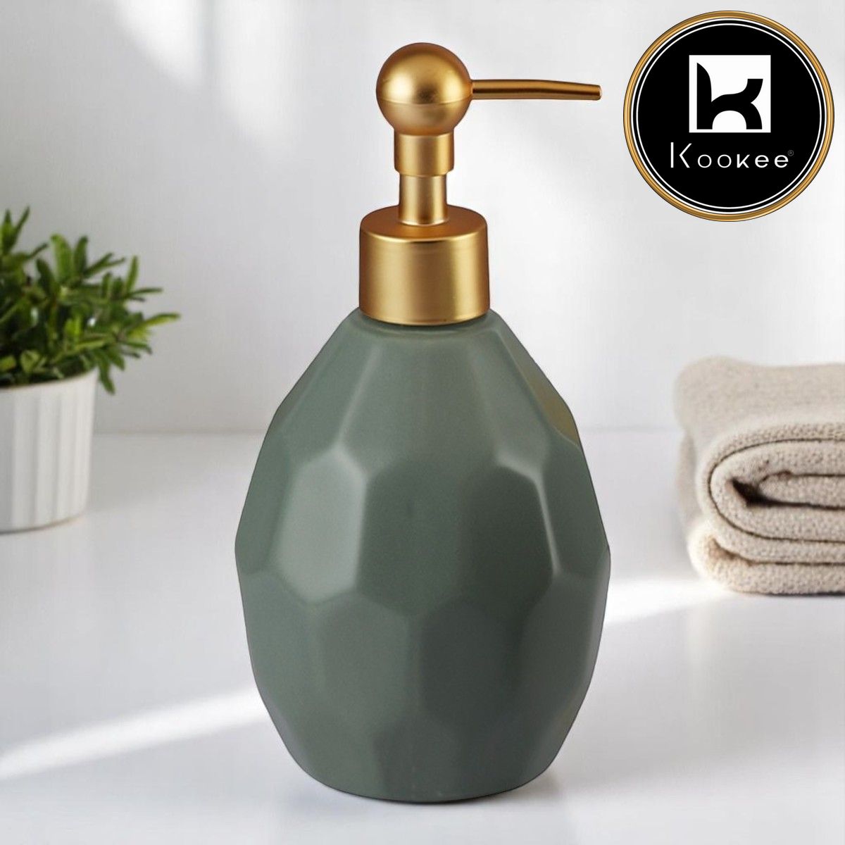 Kookee Ceramic Soap Dispensers, 1 piece (5759-SD)