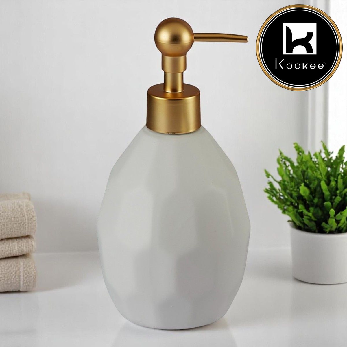 Kookee Ceramic Soap Dispensers, 1 piece (5760-SD)