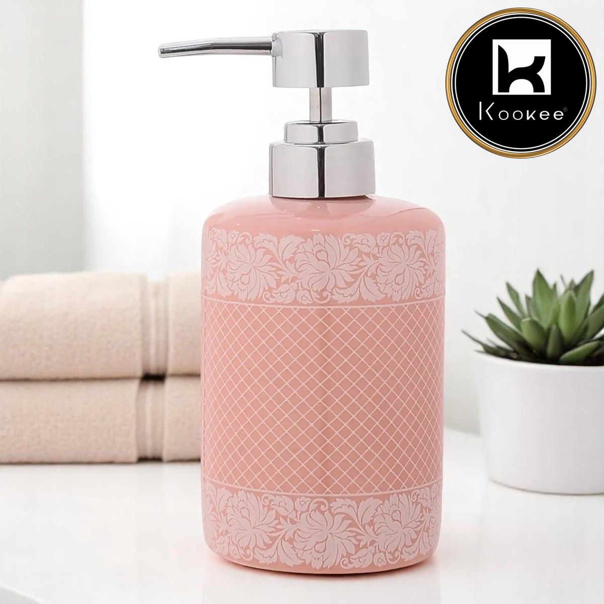 Kookee Ceramic Soap Dispensers, 1 piece (5763-SD)