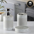 Ceramic Bathroom Accessories Set of 3 with Soap Dispenser (5766)