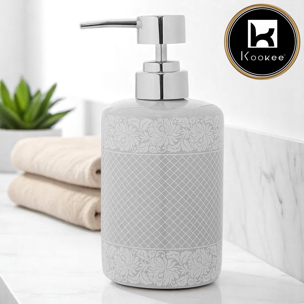 Kookee Ceramic Soap Dispensers, 1 piece (5766-SD)