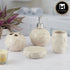 Ceramic Bathroom Accessories Set of 4 with Soap Dispenser (5775)