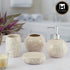 Ceramic Bathroom Accessories Set of 4 with Soap Dispenser (5775)