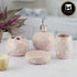 Ceramic Bathroom Accessories Set of 4 with Soap Dispenser (5776)