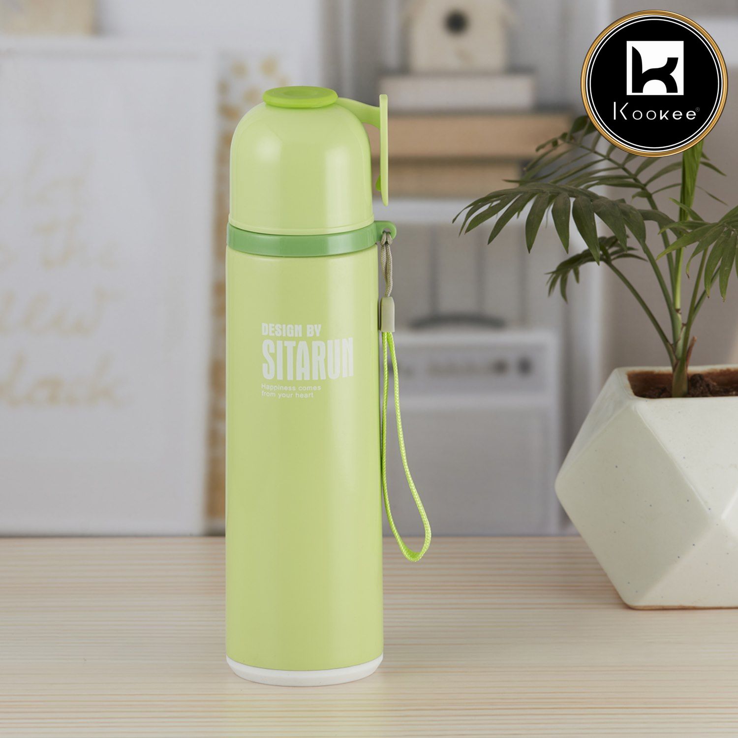 Kookee Stainless Steel Vacuum Insulated double wall Water Bottle, 500ml (102-A)