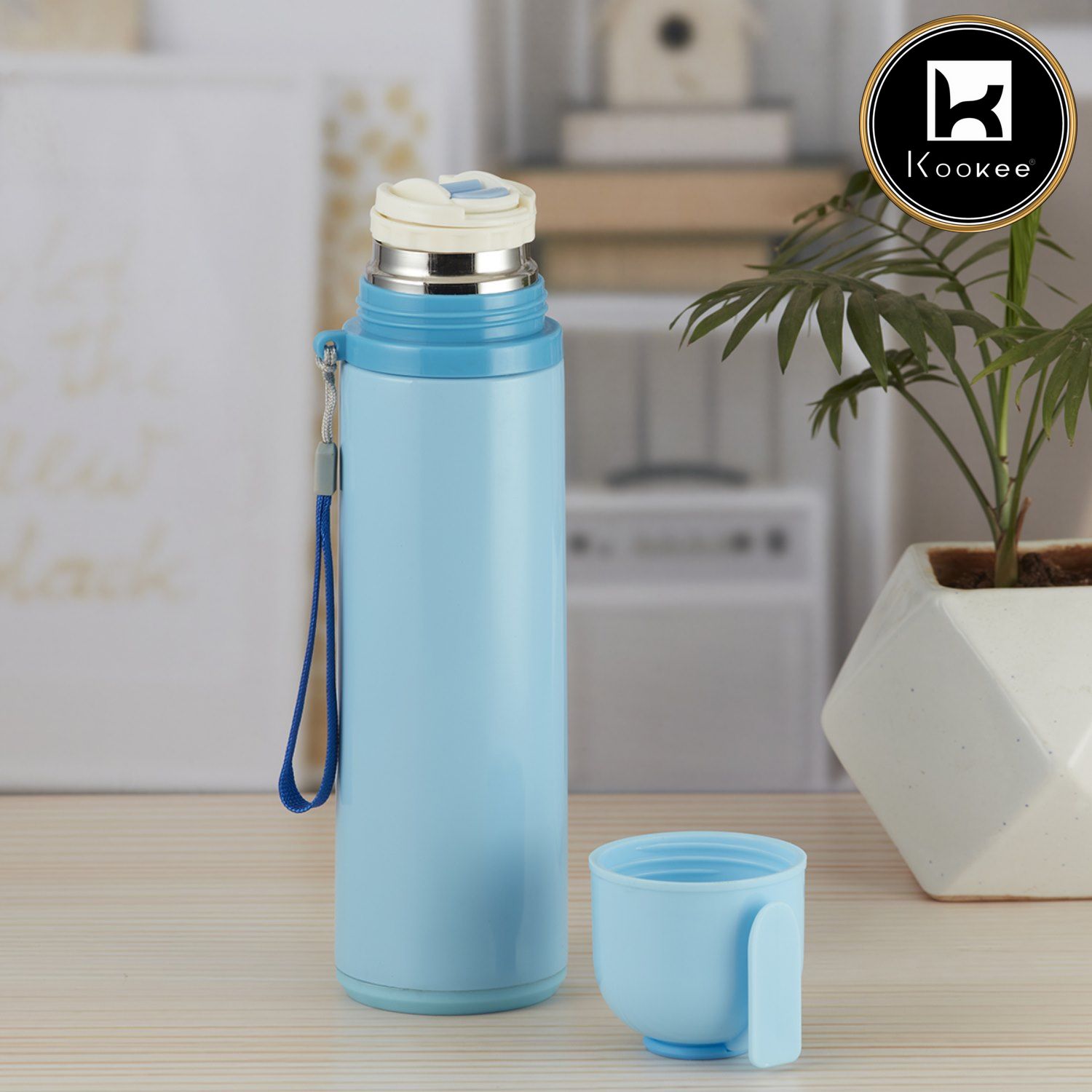 Stainless Steel Vacuum Insulated double wall Water Bottle - 500ml (102-B)