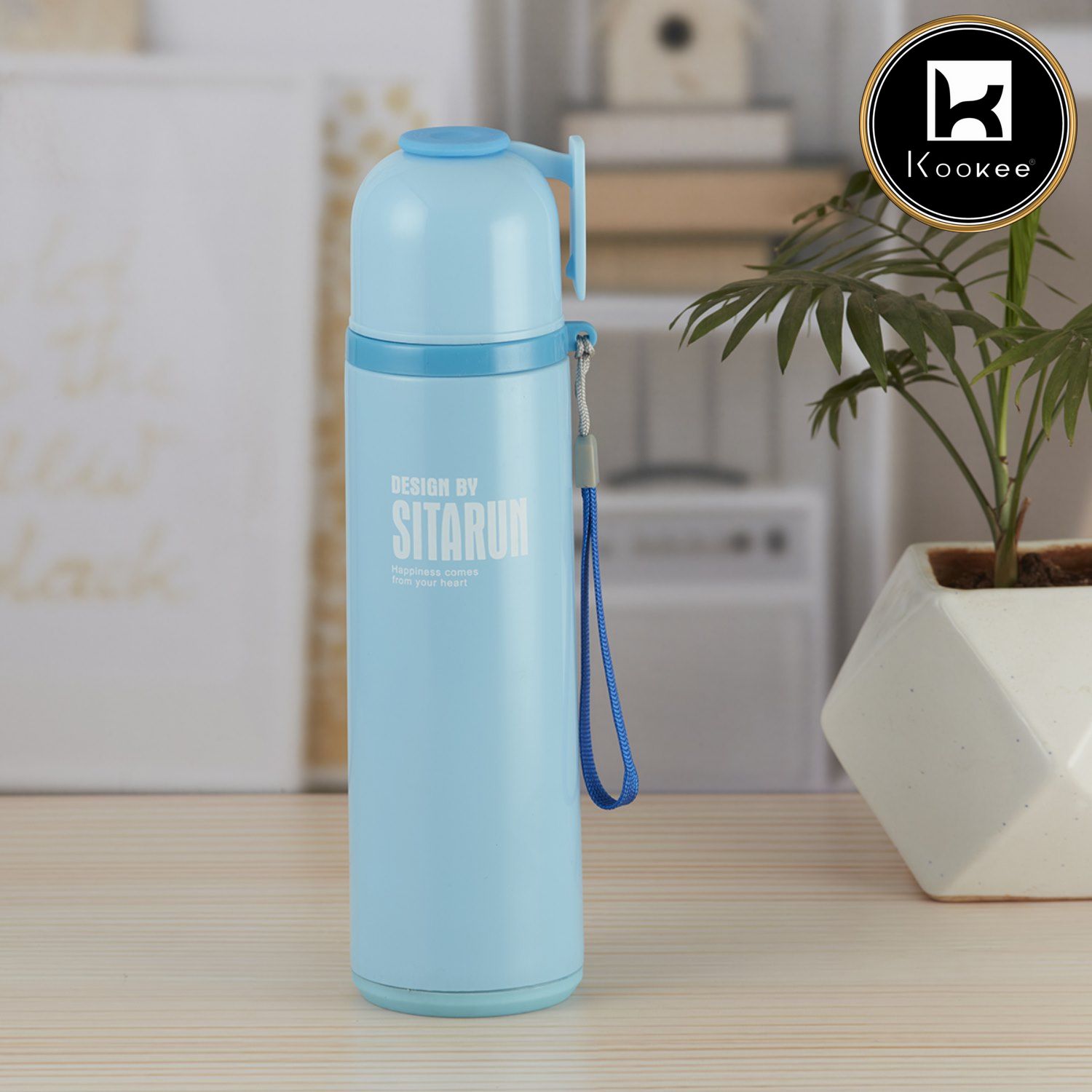 Kookee Stainless Steel Vacuum Insulated double wall Water Bottle, 500ml (102-B)