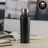 Kookee Stainless Steel Vacuum Insulated double wall Water Bottle for Home, Office, Travel and Sports, Leak - proof Lid for Hot and Cold liquids - 500ml