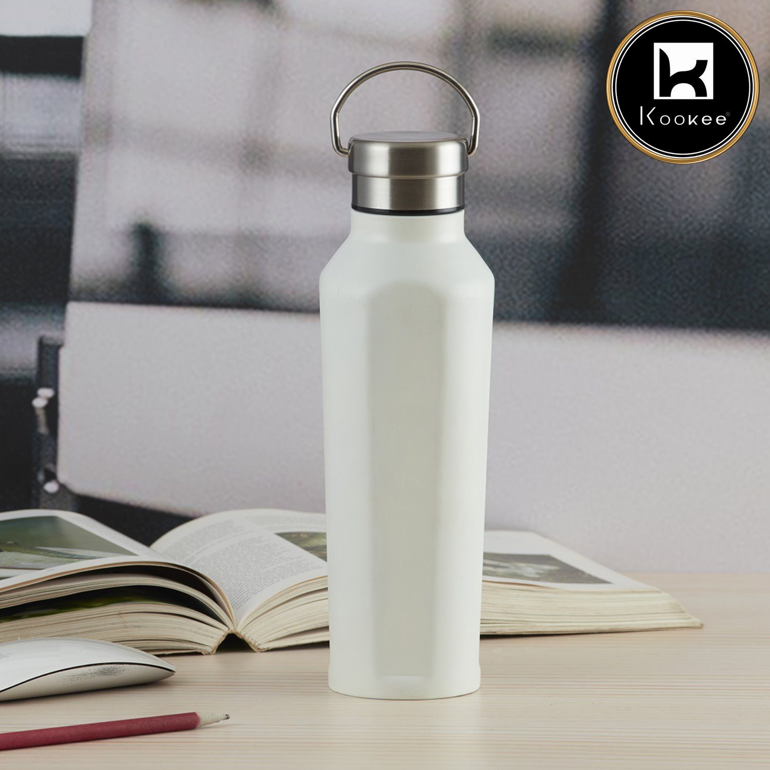 Stainless Steel Vacuum Insulated double wall Water Bottle - 500ml (106-E)