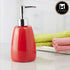 Ceramic Soap Dispenser for handwash for Bathroom, Red, (Set of 1) (5989)