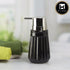 Ceramic Soap Dispenser for handwash for Bathroom, Black, (Set of 1) (6036)