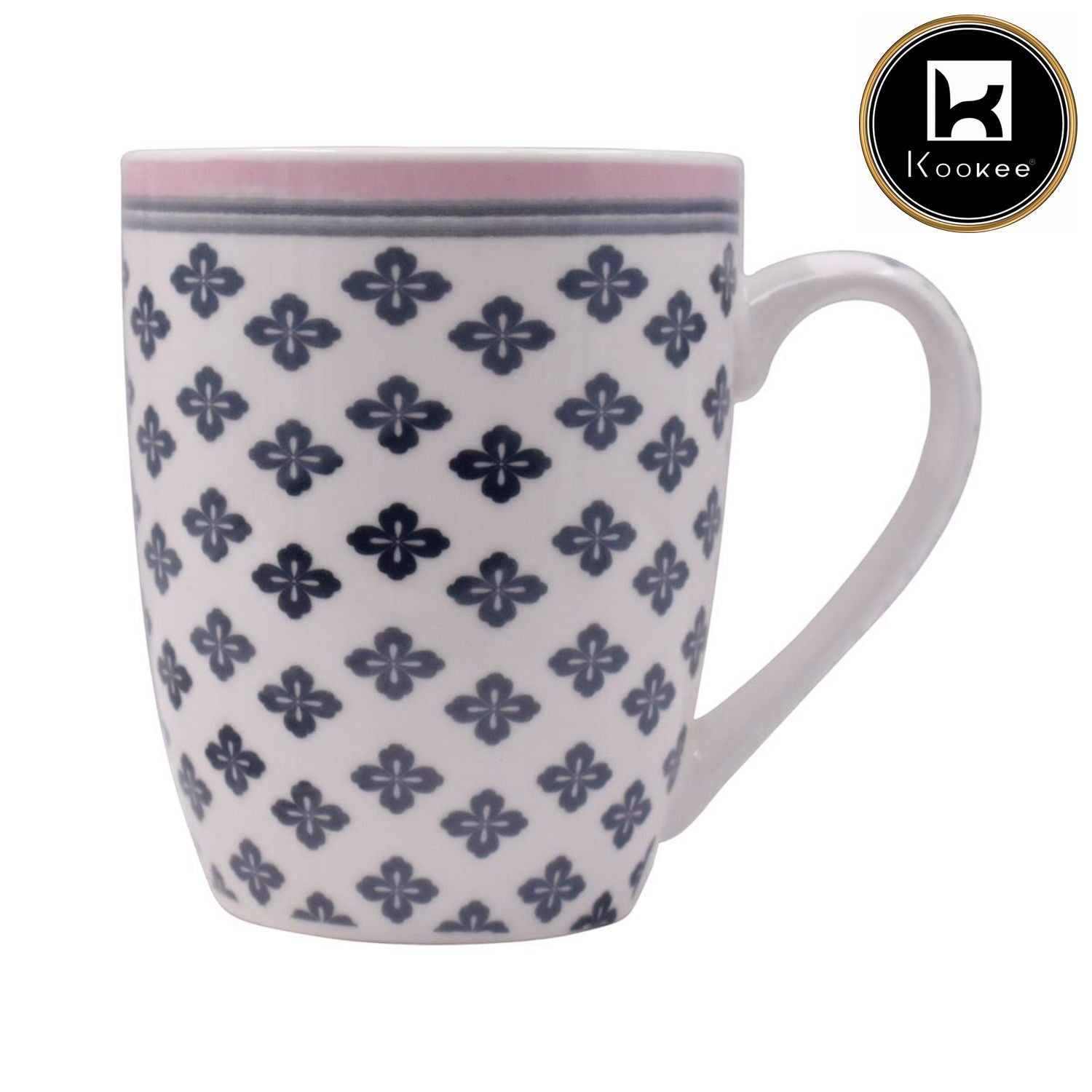 Printed Ceramic Coffee or Tea Mug with handle - 325ml (4124-A)