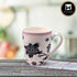 Kookee Printed Ceramic Coffee or Tea Mug with handle for Office, Home or Gifting - 325ml