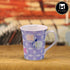 Kookee Printed Ceramic Tall Coffee or Tea Mug with handle for Office, Home or Gifting - 325ml