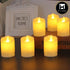 LED Light Flamless Plastic Tea Light Candles Set of 6 (6300)