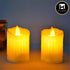 LED Light Flamless Plastic Tea Light Candles Set of 6 (6300)