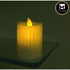 LED Light Flamless Plastic Tea Light Candles Set of 6 (6300)