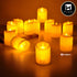 LED Light Flamless Plastic Tea Light Candles Set of 1 (6301)