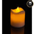 Kookee LED Light Flamless Plastic Tea Light Candles Set of 1 for Home decoration for Festival, Py, Celebration