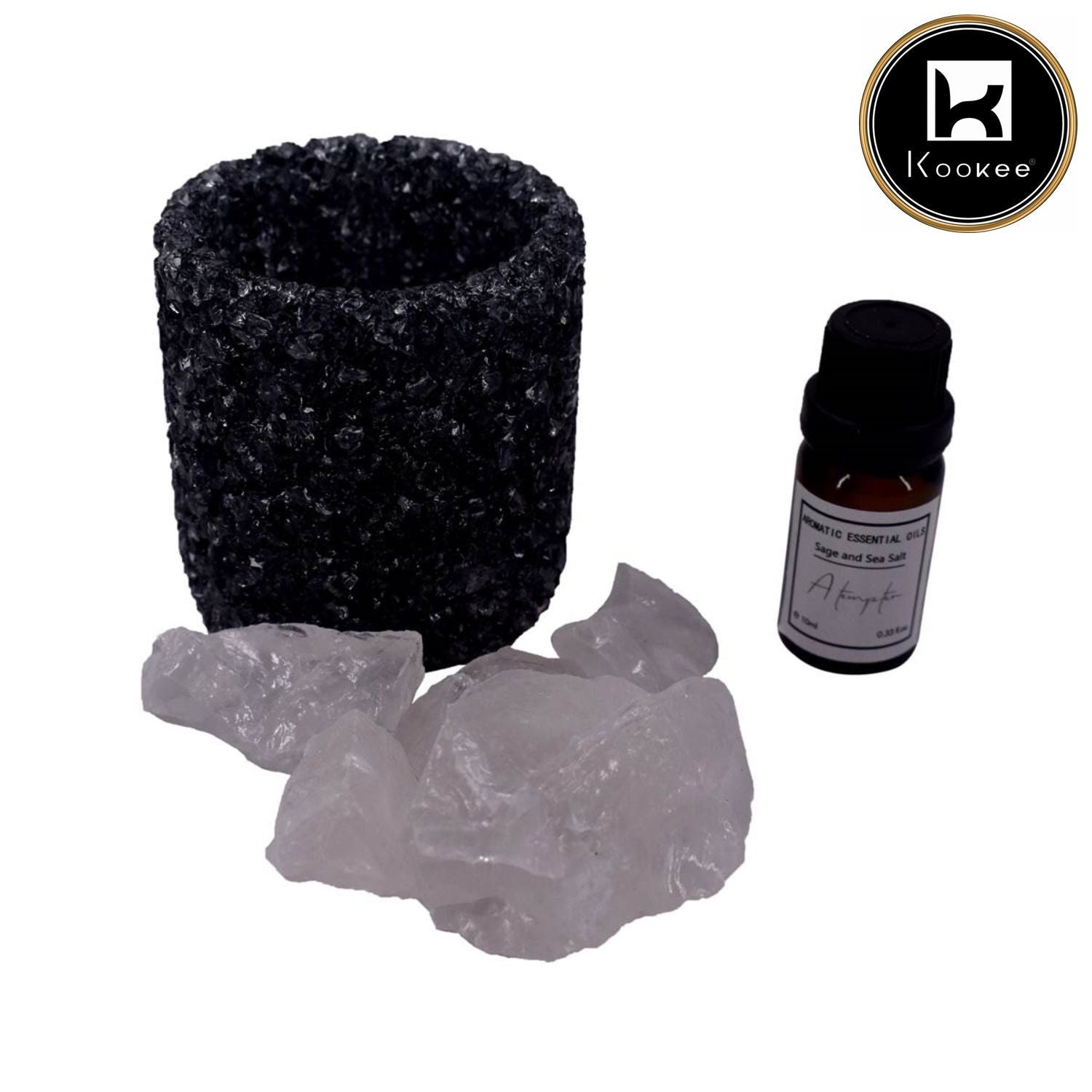 Natural Crystal Aromatherapy with Essential Oil, Electric Diffuser (087-8-A)