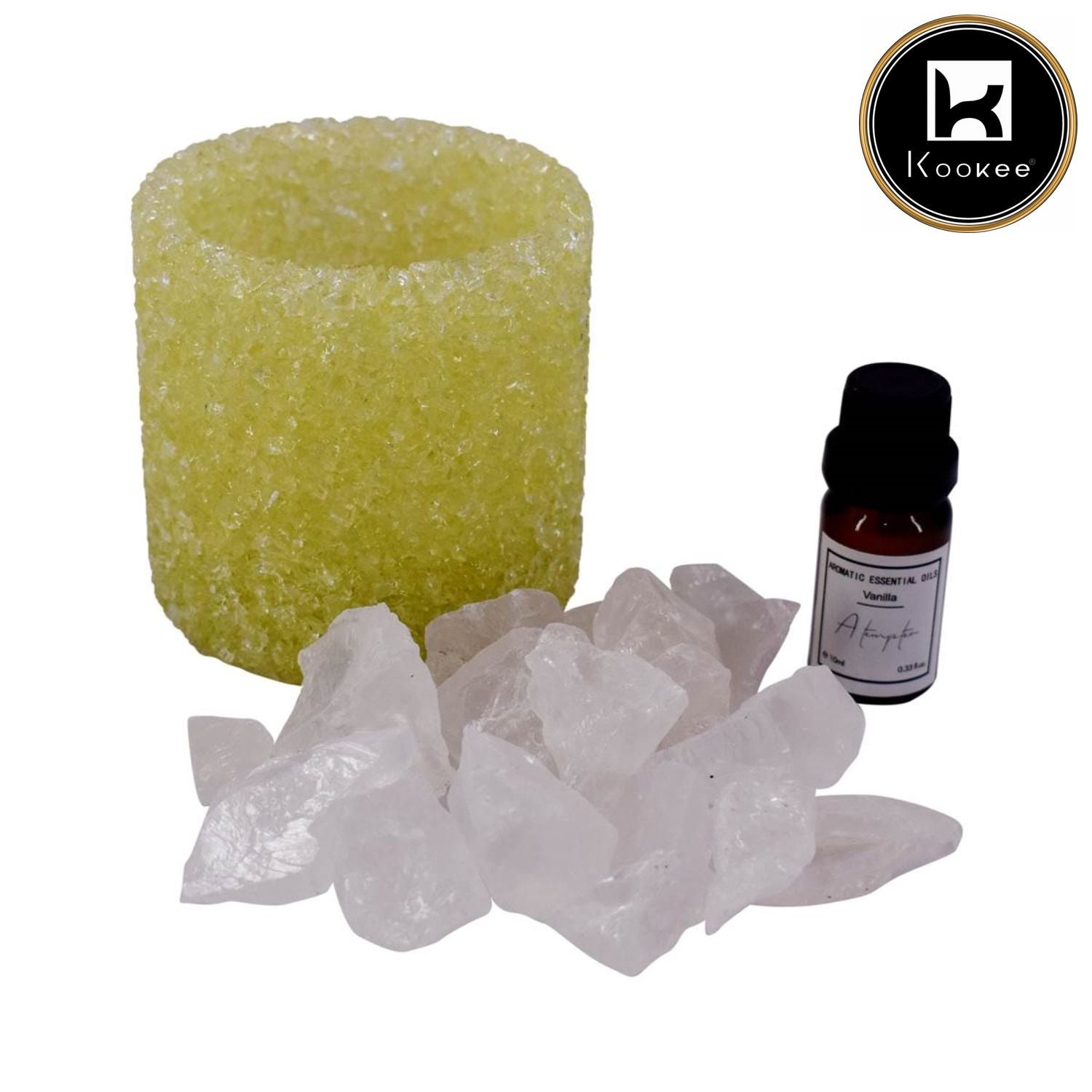 Natural Crystal Aromatherapy with Essential Oil, Electric Diffuser (087-3-C)