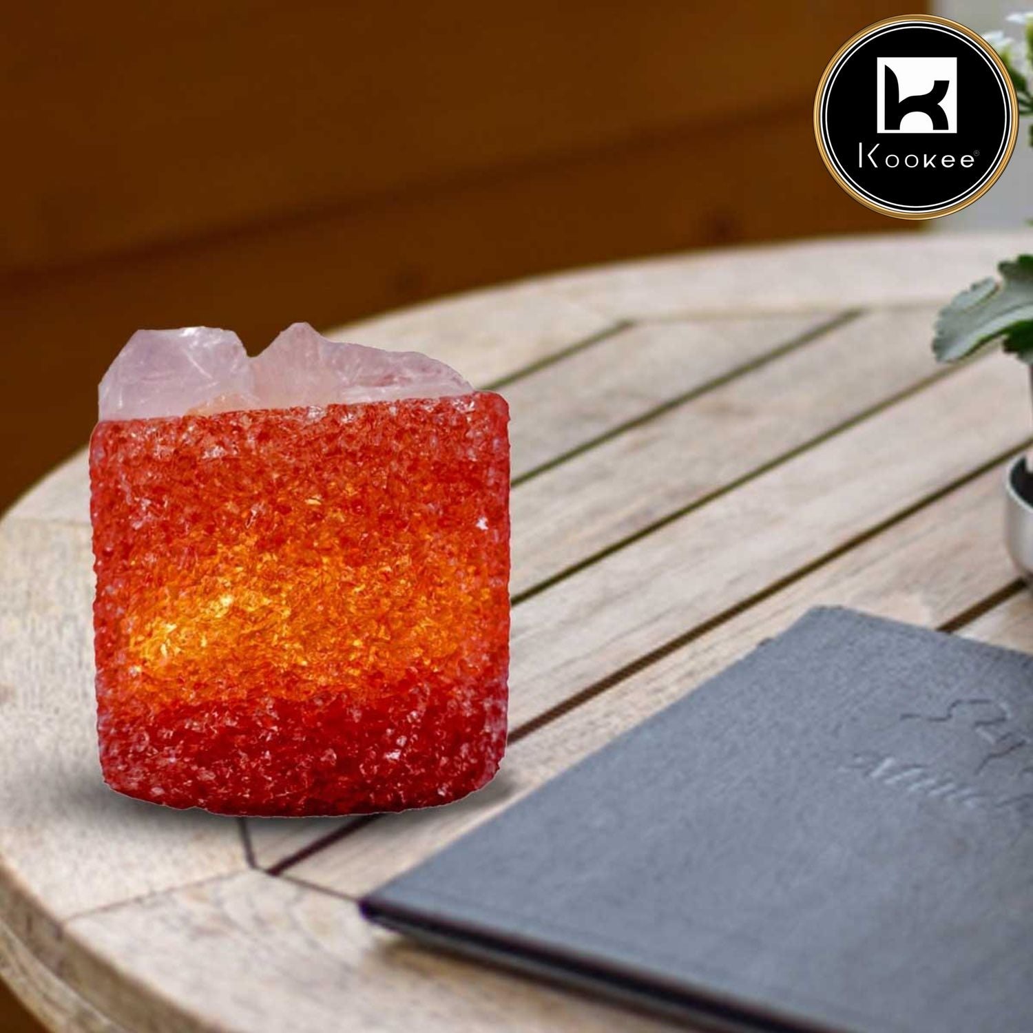 Kookee Natural Crystal Aromatherapy with Essential Oil, Electric Diffuser (087-3-E)