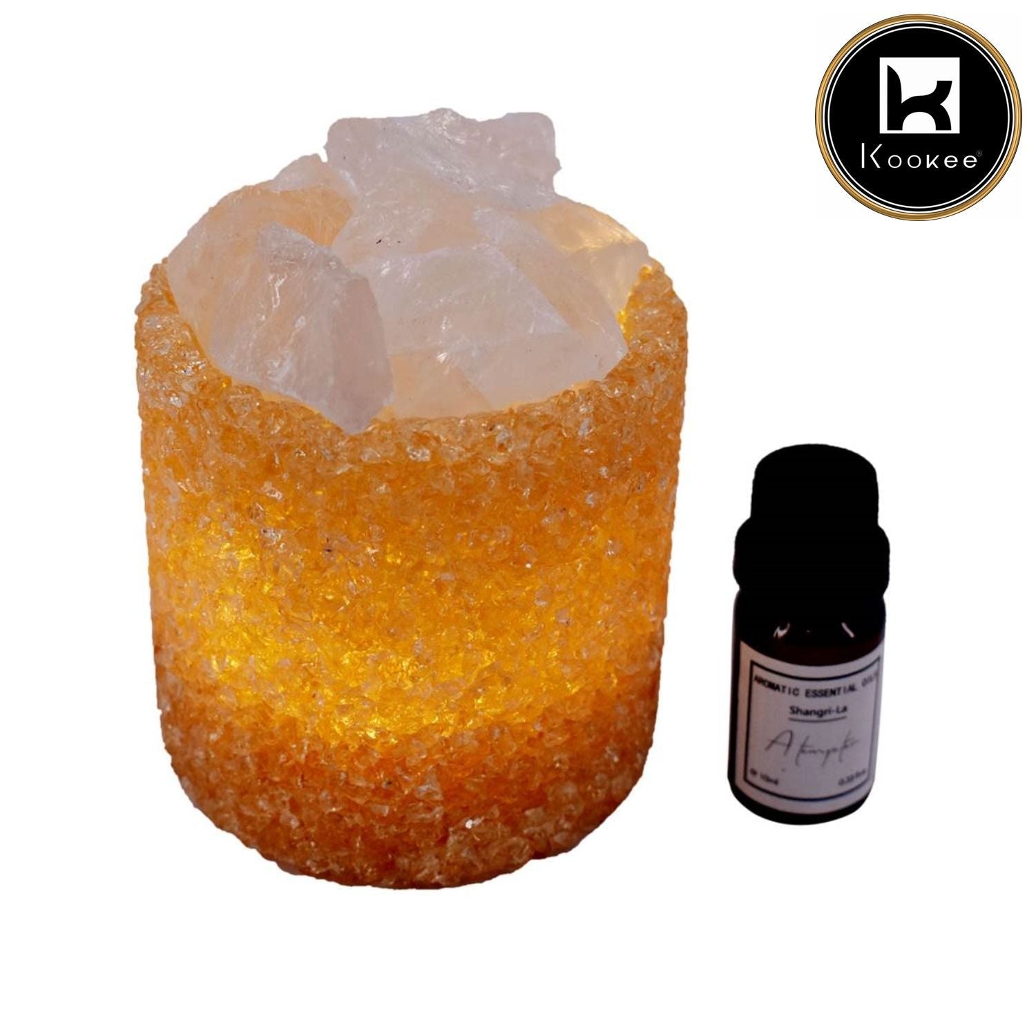 Natural Crystal Aromatherapy with Essential Oil, Electric Diffuser (087-3-D)