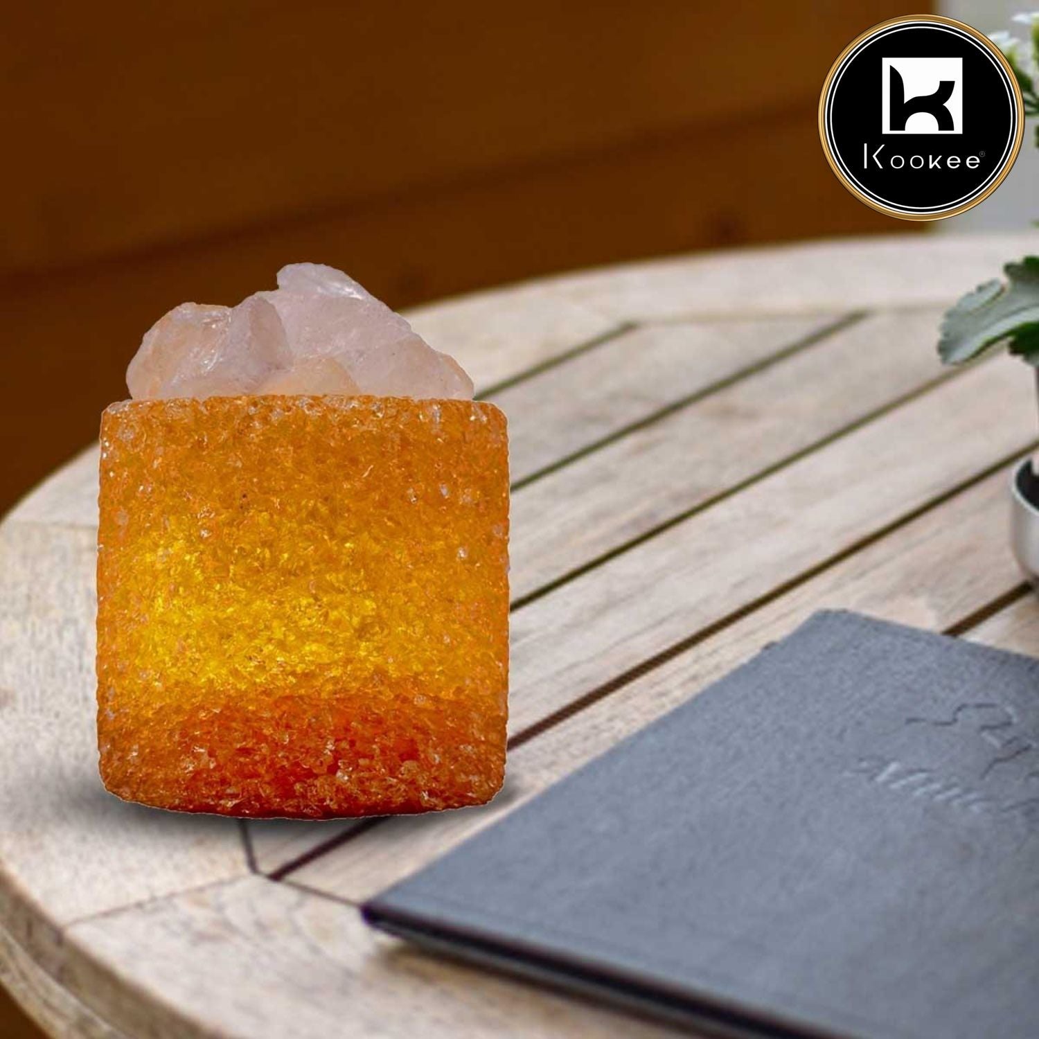 Kookee Natural Crystal Aromatherapy with Essential Oil, Electric Diffuser (087-3-D)