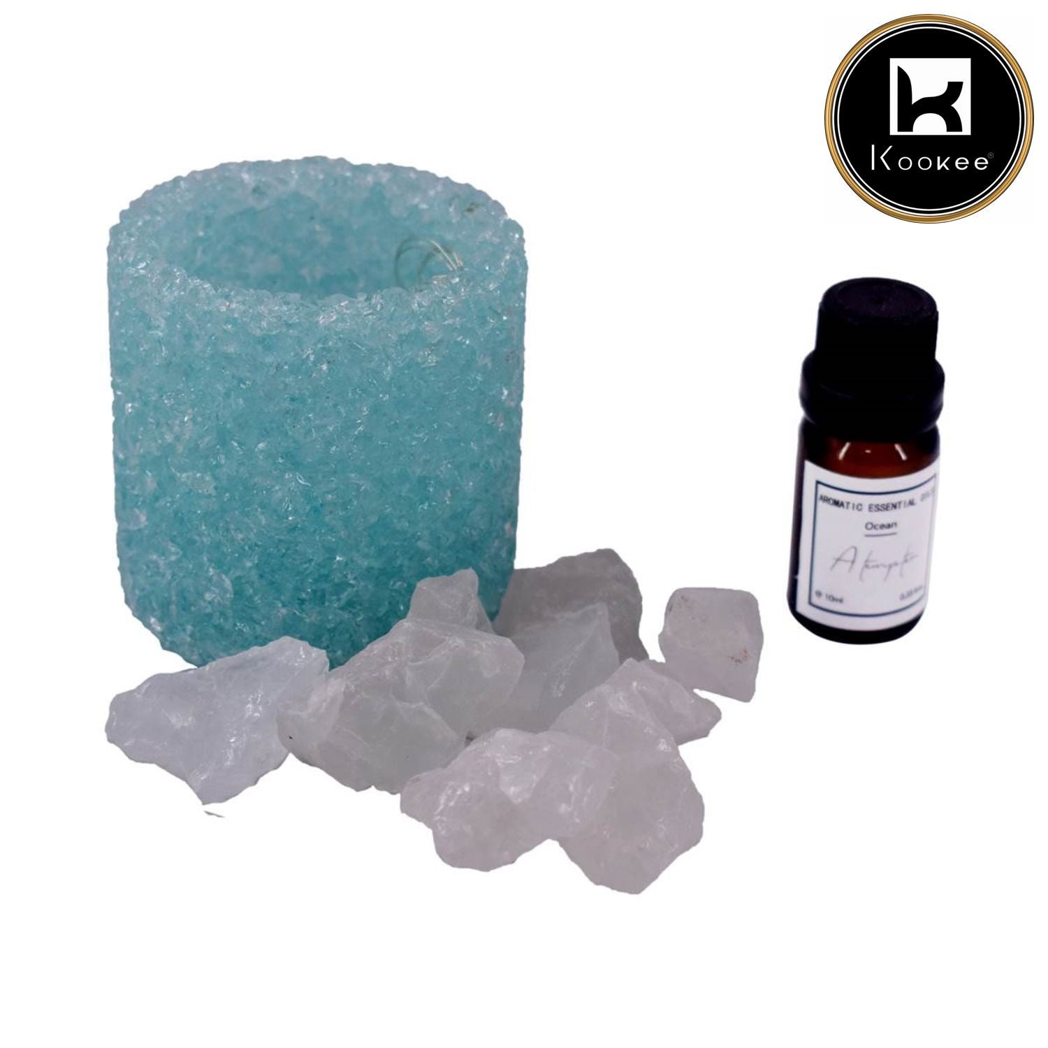 Natural Crystal Aromatherapy with Essential Oil, Electric Diffuser (087-7-F)