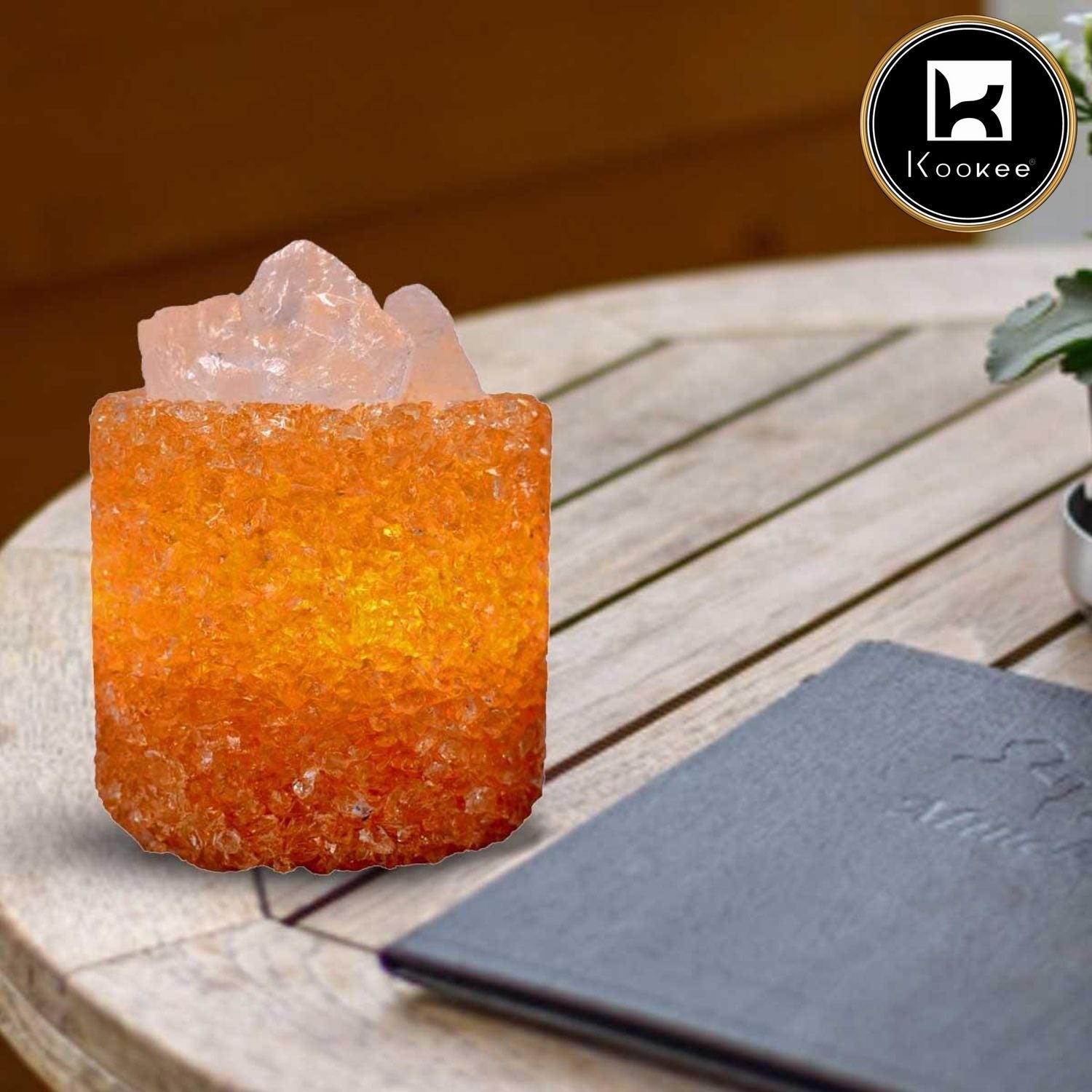 Kookee Natural Crystal Aromatherapy with Essential Oil, Electric Diffuser (087-7-D)