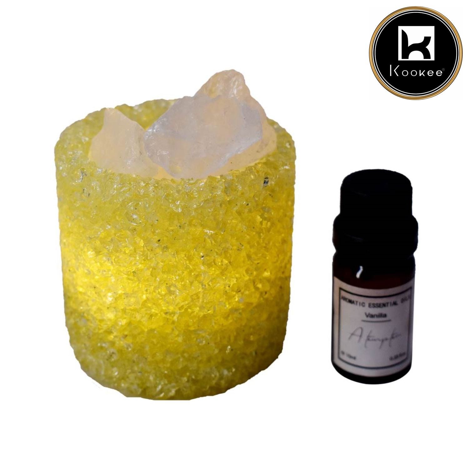 Natural Crystal Aromatherapy with Essential Oil, Electric Diffuser (087-7-C)