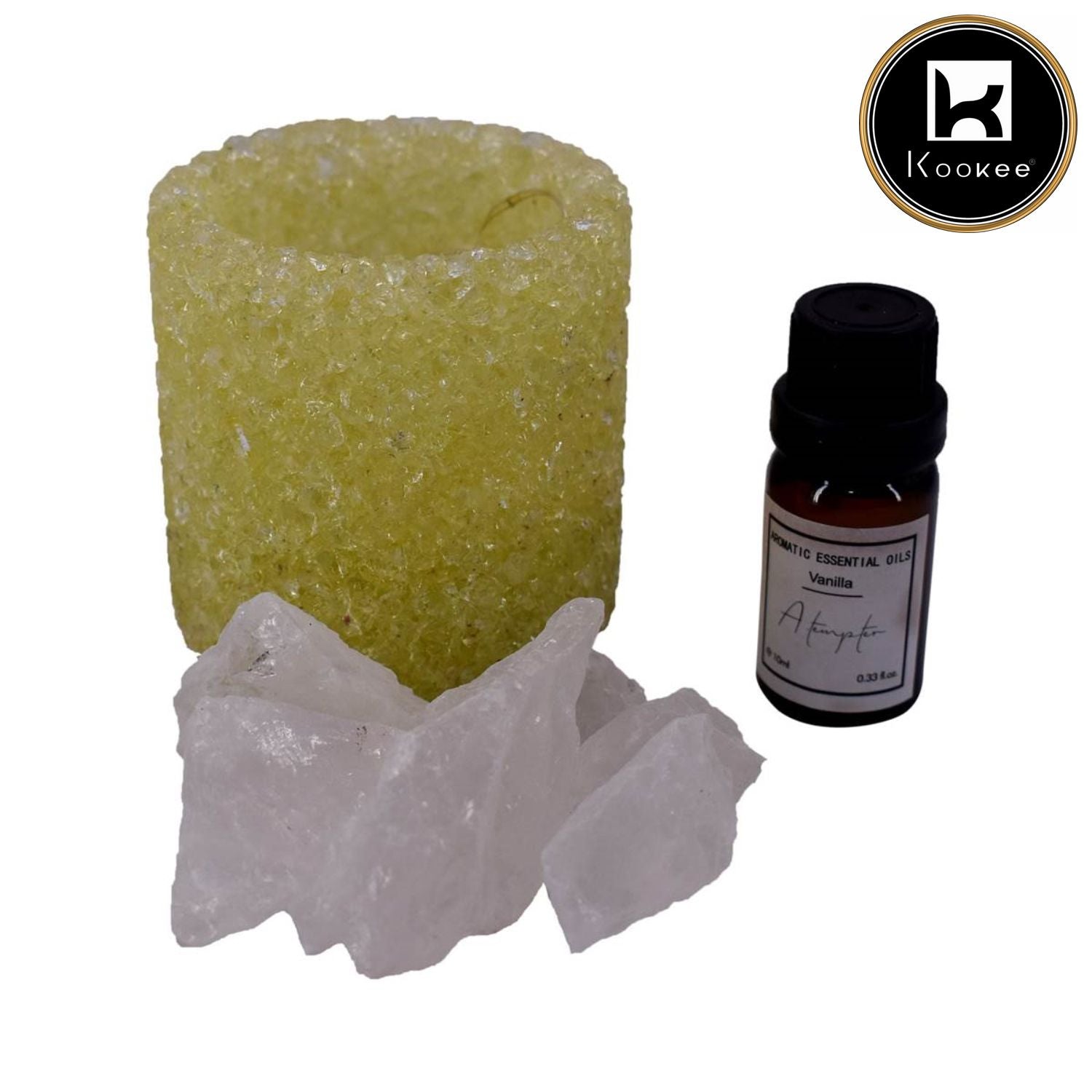 Natural Crystal Aromatherapy with Essential Oil, Electric Diffuser (087-7-C)