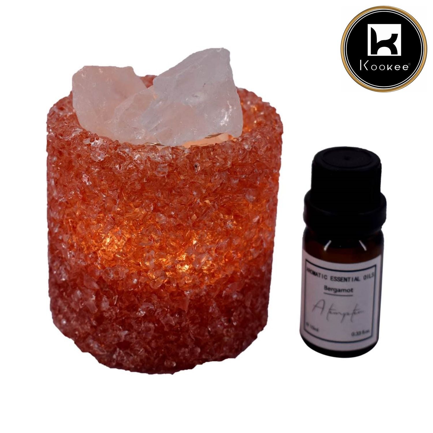 Natural Crystal Aromatherapy with Essential Oil, Electric Diffuser (087-7-E)