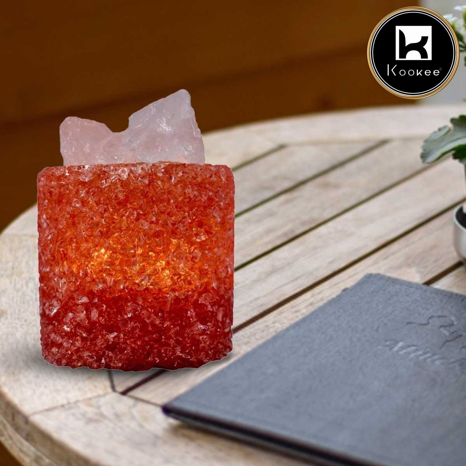 Kookee Natural Crystal Aromatherapy with Essential Oil, Electric Diffuser (087-7-E)