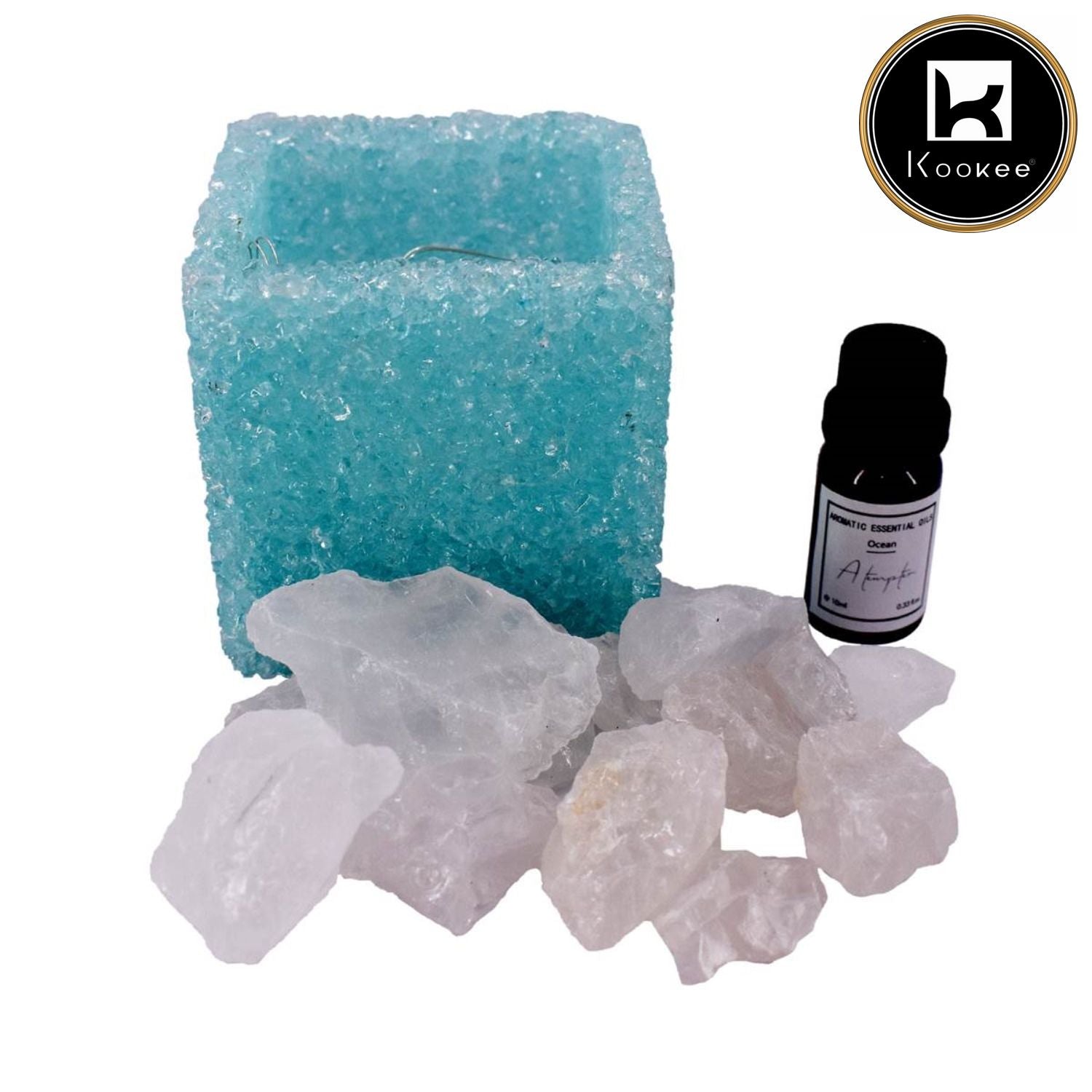 Natural Crystal Aromatherapy with Essential Oil, Electric Diffuser (087-1-F)