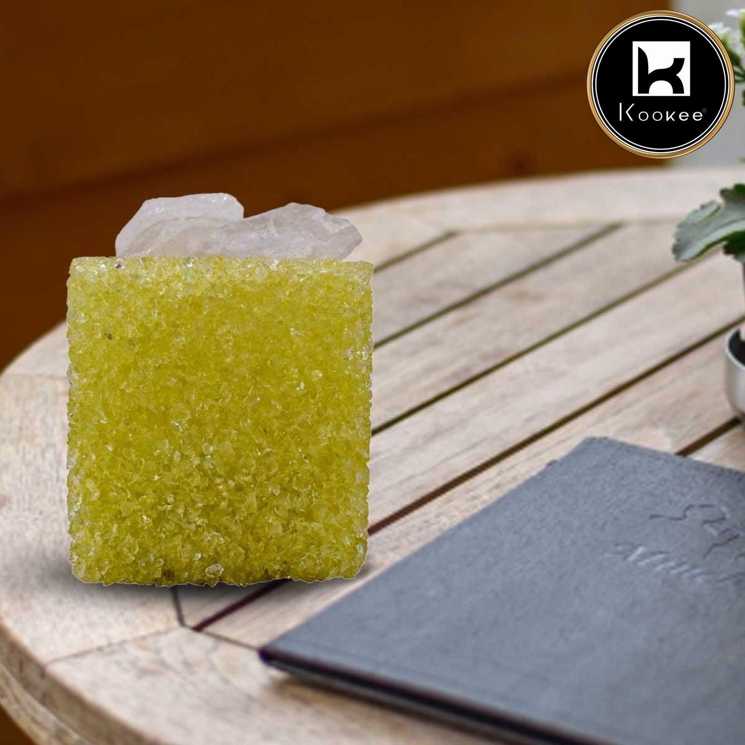 Kookee Natural Crystal Aromatherapy with Essential Oil, Electric Diffuser (087-1-C)