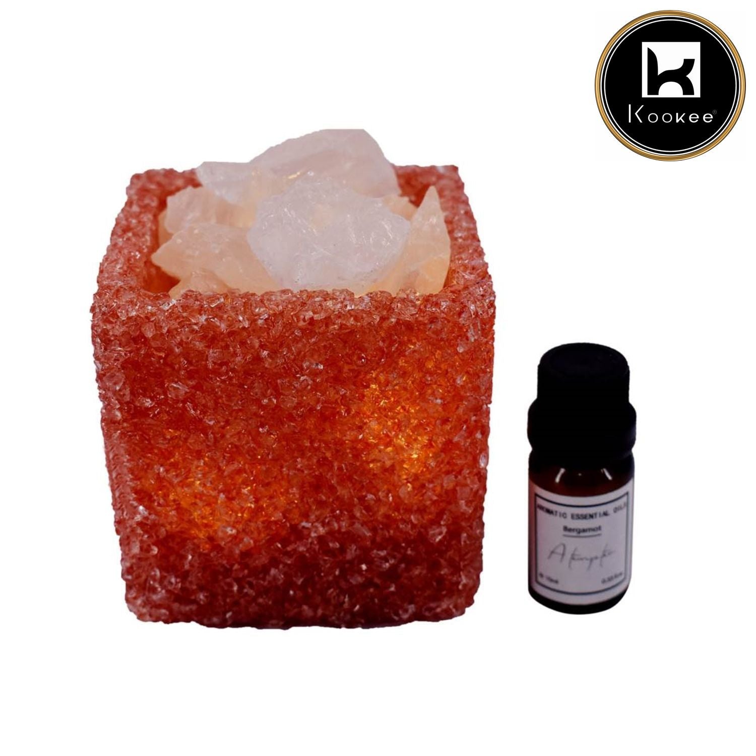 Natural Crystal Aromatherapy with Essential Oil, Electric Diffuser (087-1-E)