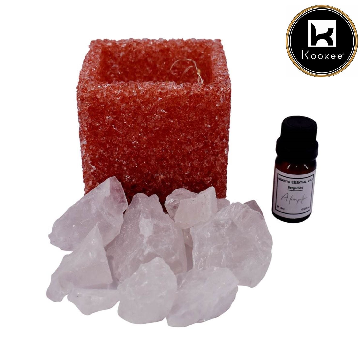 Natural Crystal Aromatherapy with Essential Oil, Electric Diffuser (087-1-E)