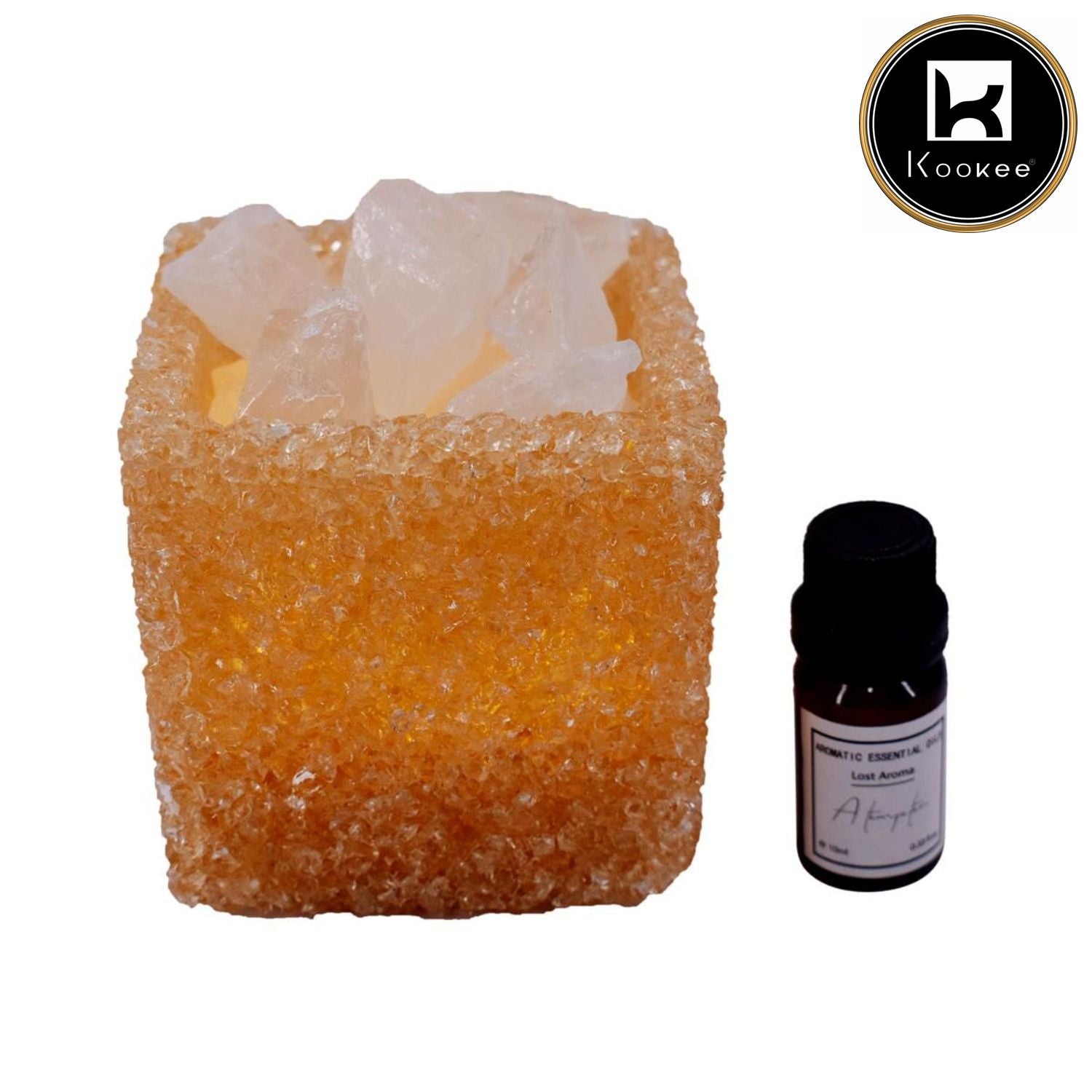 Natural Crystal Aromatherapy with Essential Oil, Electric Diffuser (087-1-D)