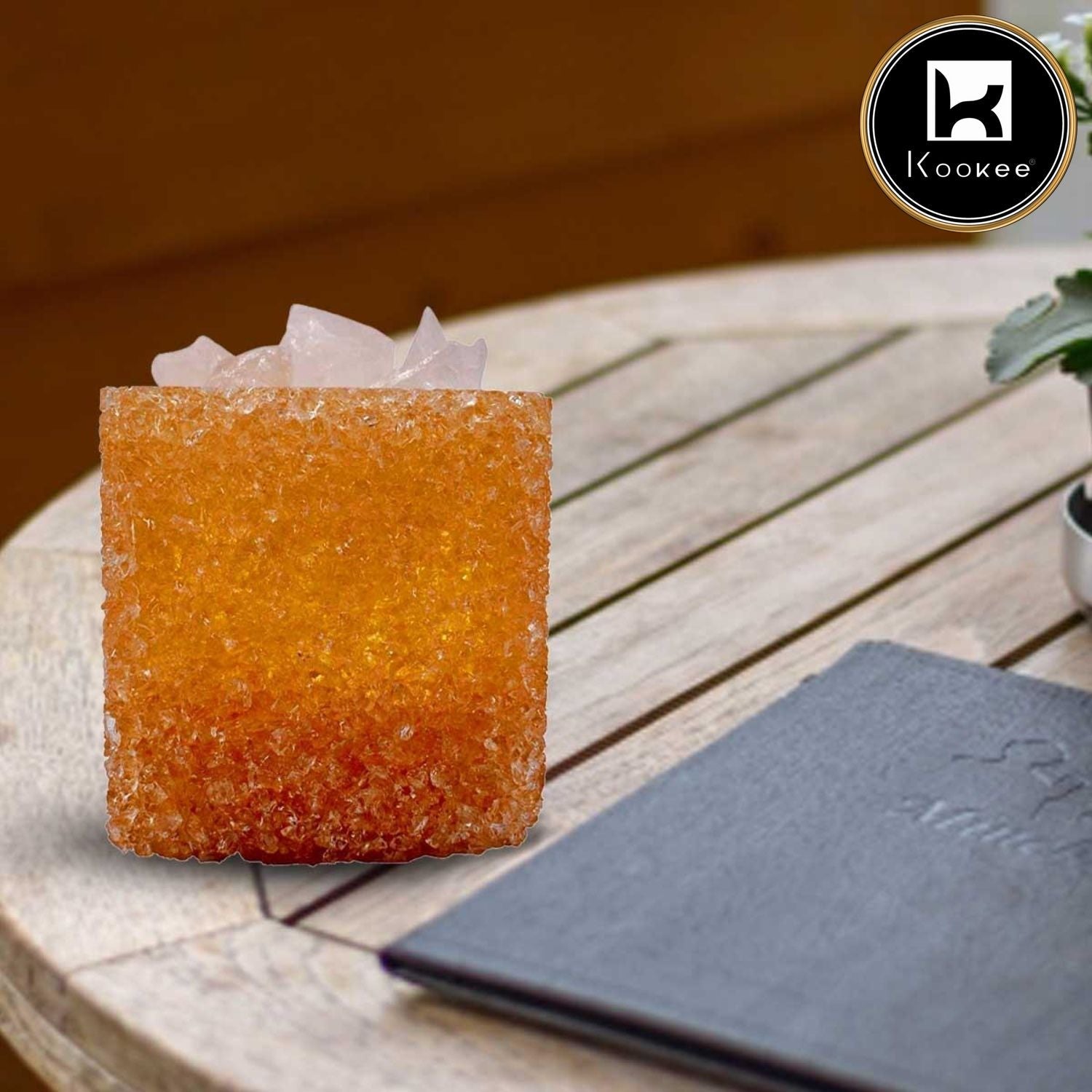 Kookee Natural Crystal Aromatherapy with Essential Oil, Electric Diffuser (087-1-D)