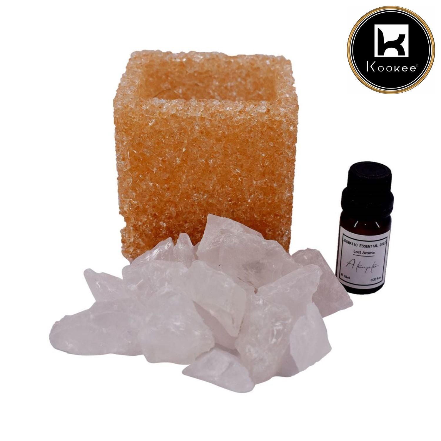 Natural Crystal Aromatherapy with Essential Oil, Electric Diffuser (087-1-D)