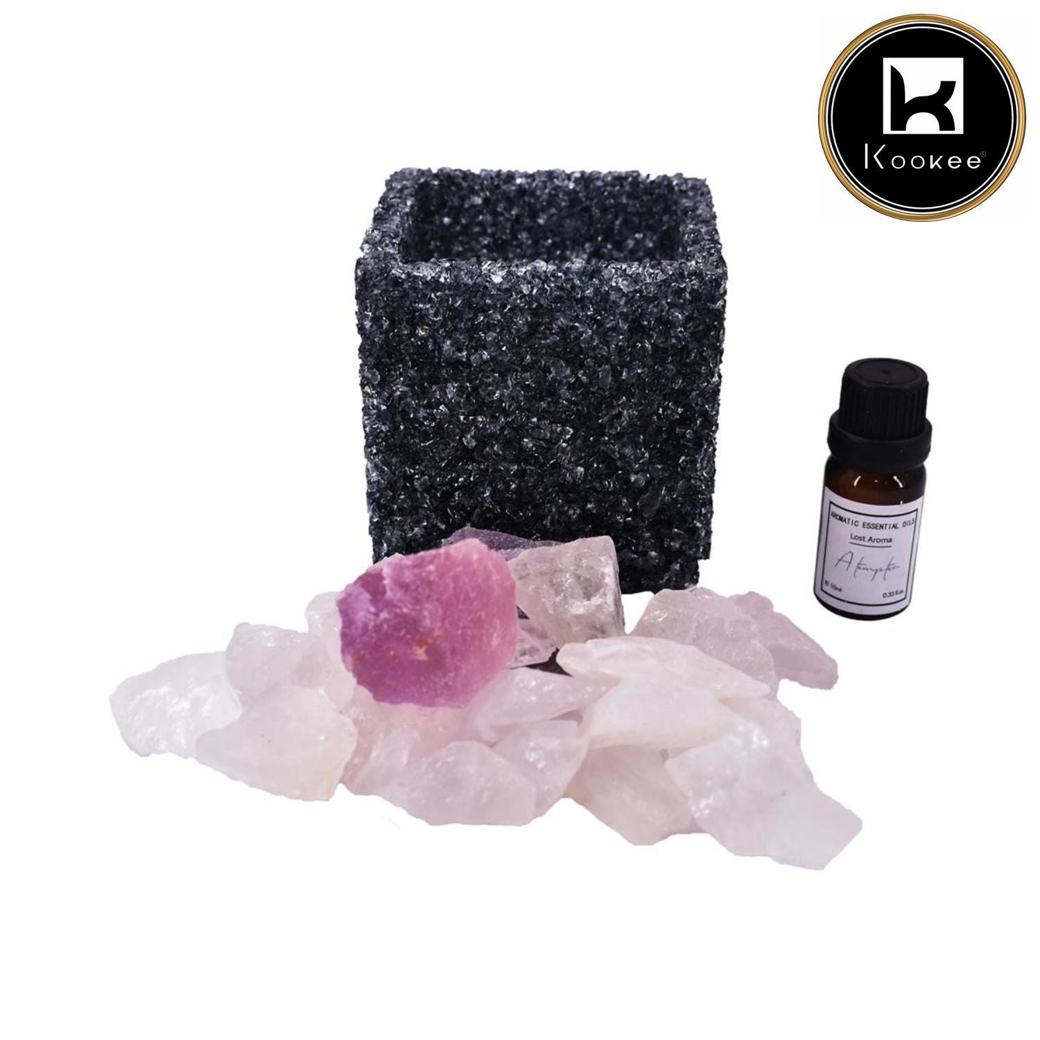 Natural Crystal Aromatherapy with Essential Oil, Electric Diffuser (087-2-A)