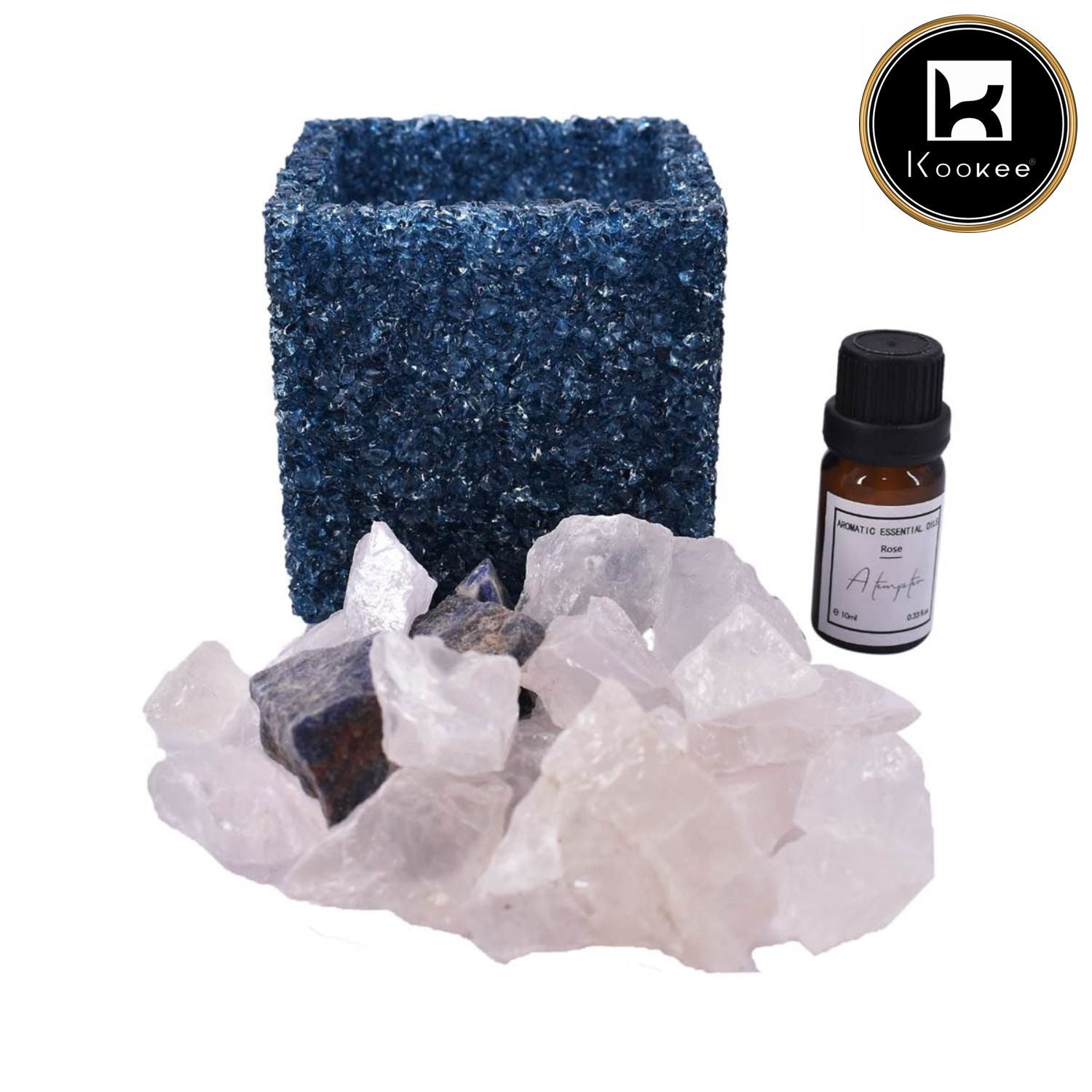 Natural Crystal Aromatherapy with Essential Oil, Electric Diffuser (087-2-C)