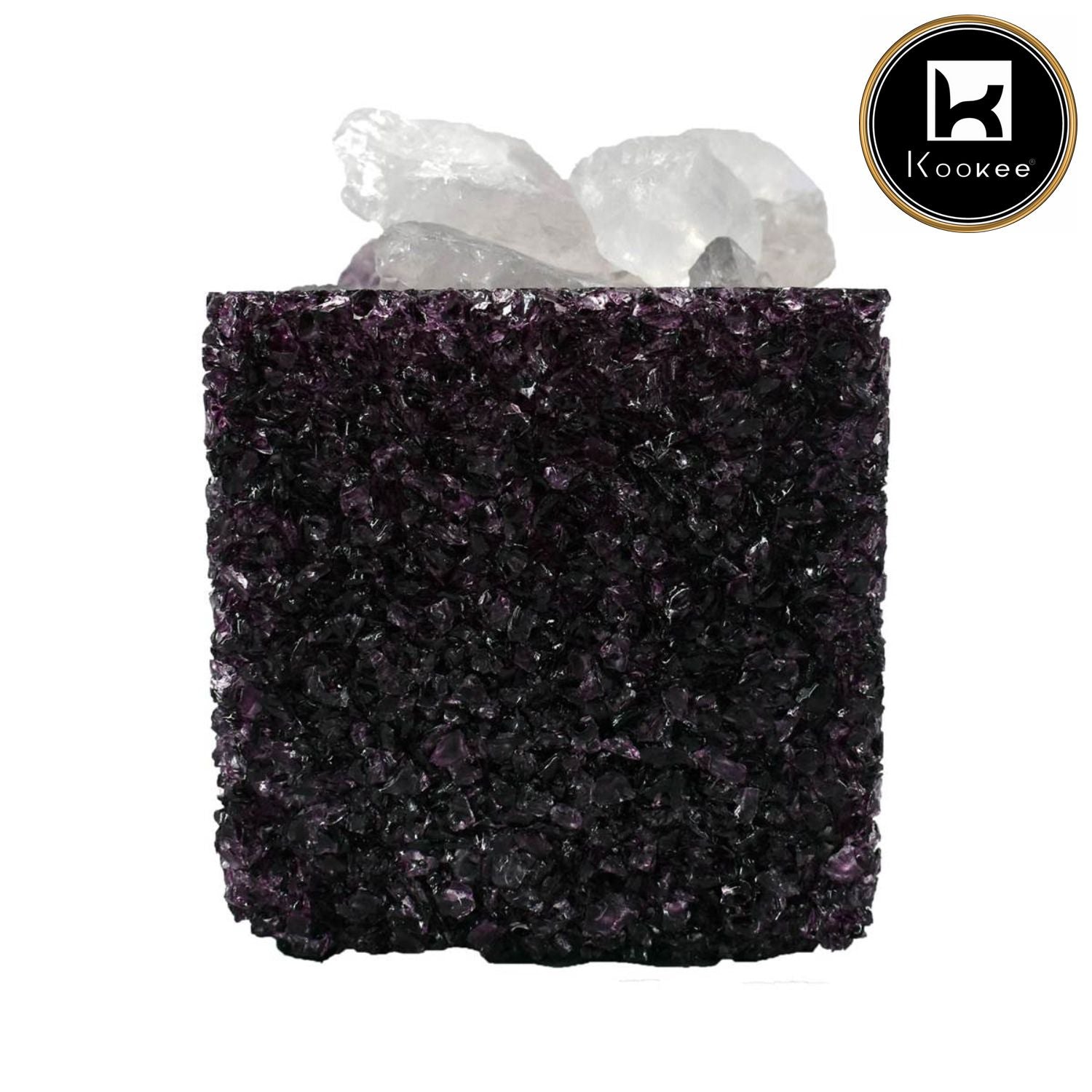 Natural Crystal Aromatherapy with Essential Oil, Electric Diffuser (087-2-B)