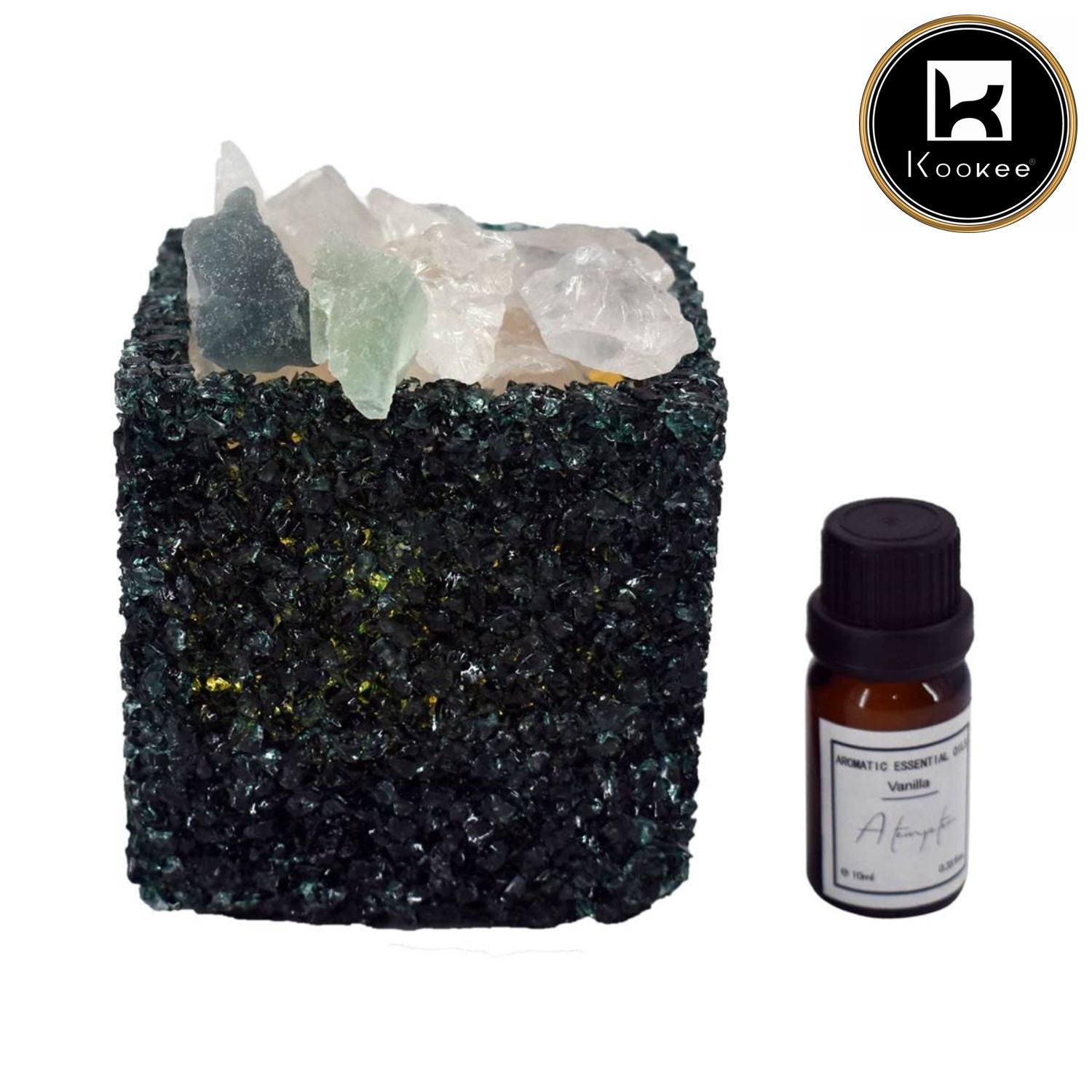 Natural Crystal Aromatherapy with Essential Oil, Electric Diffuser (087-2-D)