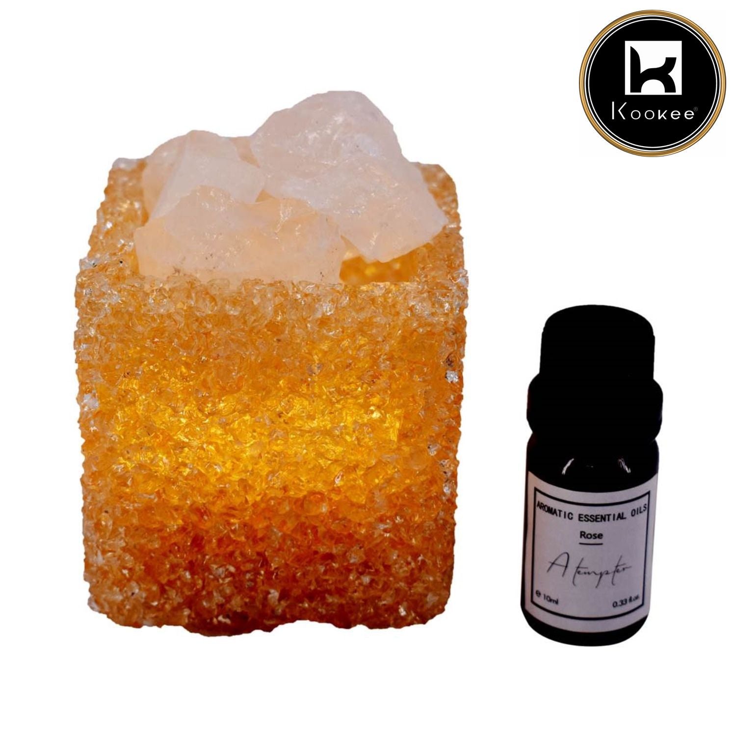 Natural Crystal Aromatherapy with Essential Oil, Electric Diffuser (087-5-E)