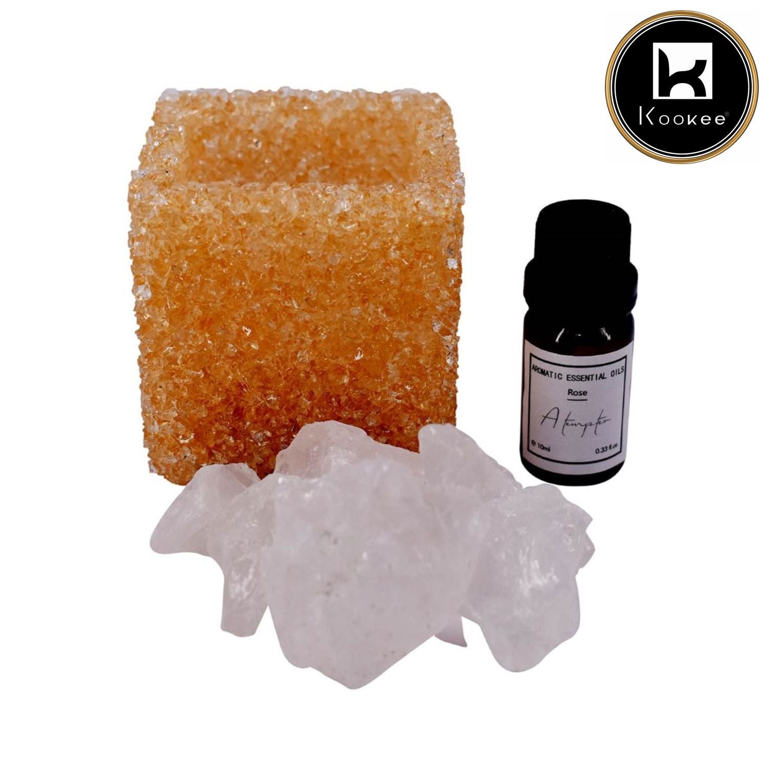 Natural Crystal Aromatherapy with Essential Oil, Electric Diffuser (087-5-E)