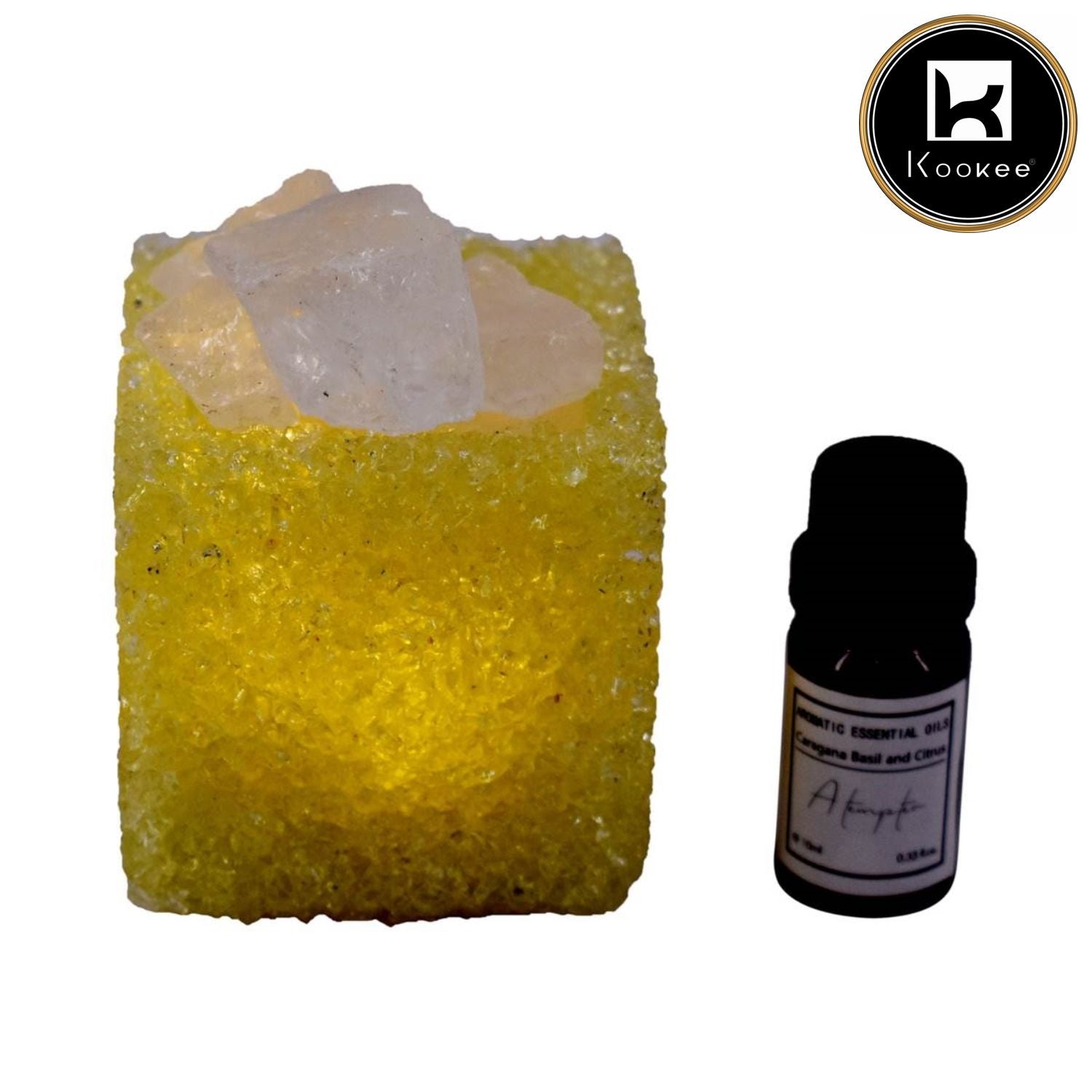 Natural Crystal Aromatherapy with Essential Oil, Electric Diffuser (087-5-C)